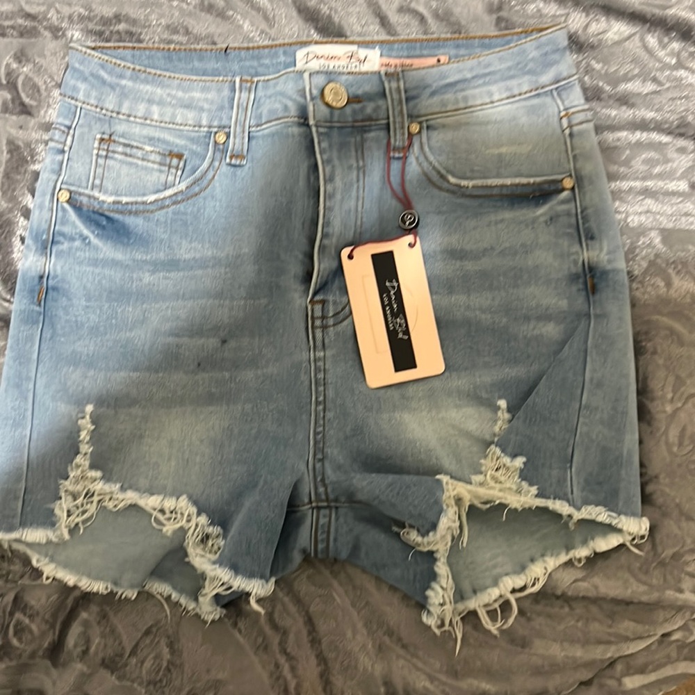 Distressed Booty Shorts